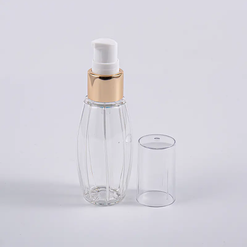 Bepergian Gunakan Botol Bentuk Bola PETG 50ml Dengan Pompa