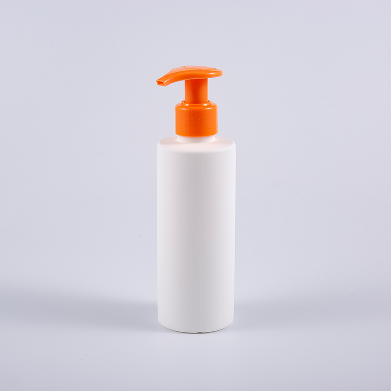 Botol Pembersih Lotion Pompa Cuci Tangan PE Bulat 200ml Frost White Botol Pembersih Lotion Pompa Cuci Tangan PE Bulat 200ml Frost White