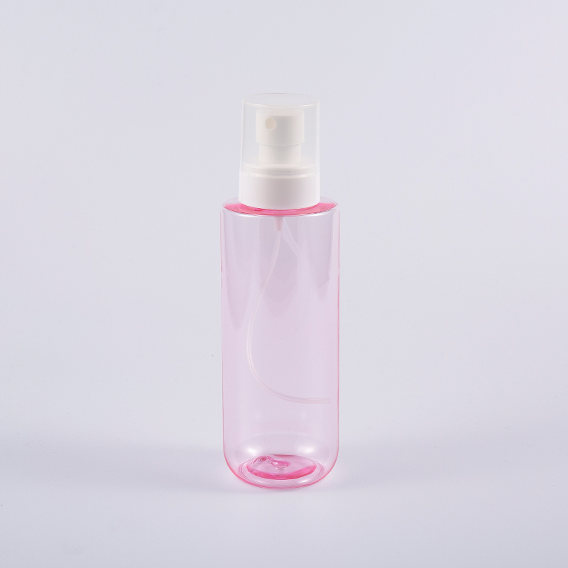 Botol Toner Wajah Warna Pink Transparan 300ml