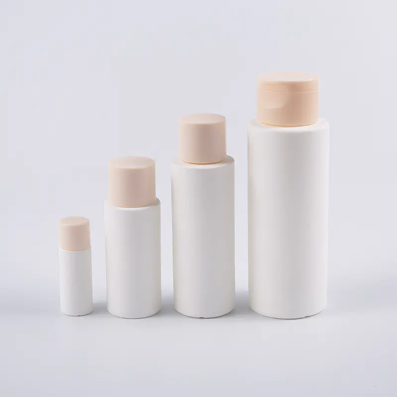 Botol Lotion Pelembut PE 10ml dengan Tutup Flip Wadah Kosmetik Berukuran Perjalanan Ringkas untuk Perawatan Kulit dan Toner