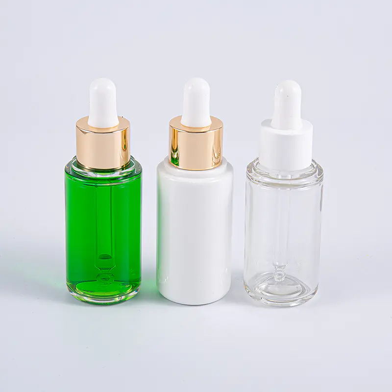 Botol Lotion Bulat 35ml Berkualitas Tinggi Dengan Pompa Aluminium Penggunaan Bepergian