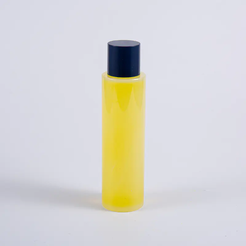 50ml 100ml 120ml 130ml 170ml 200ml Botol Lotion Bulat PETG Dengan Tutup Sekrup Bulat Dan Sisipan Kecil